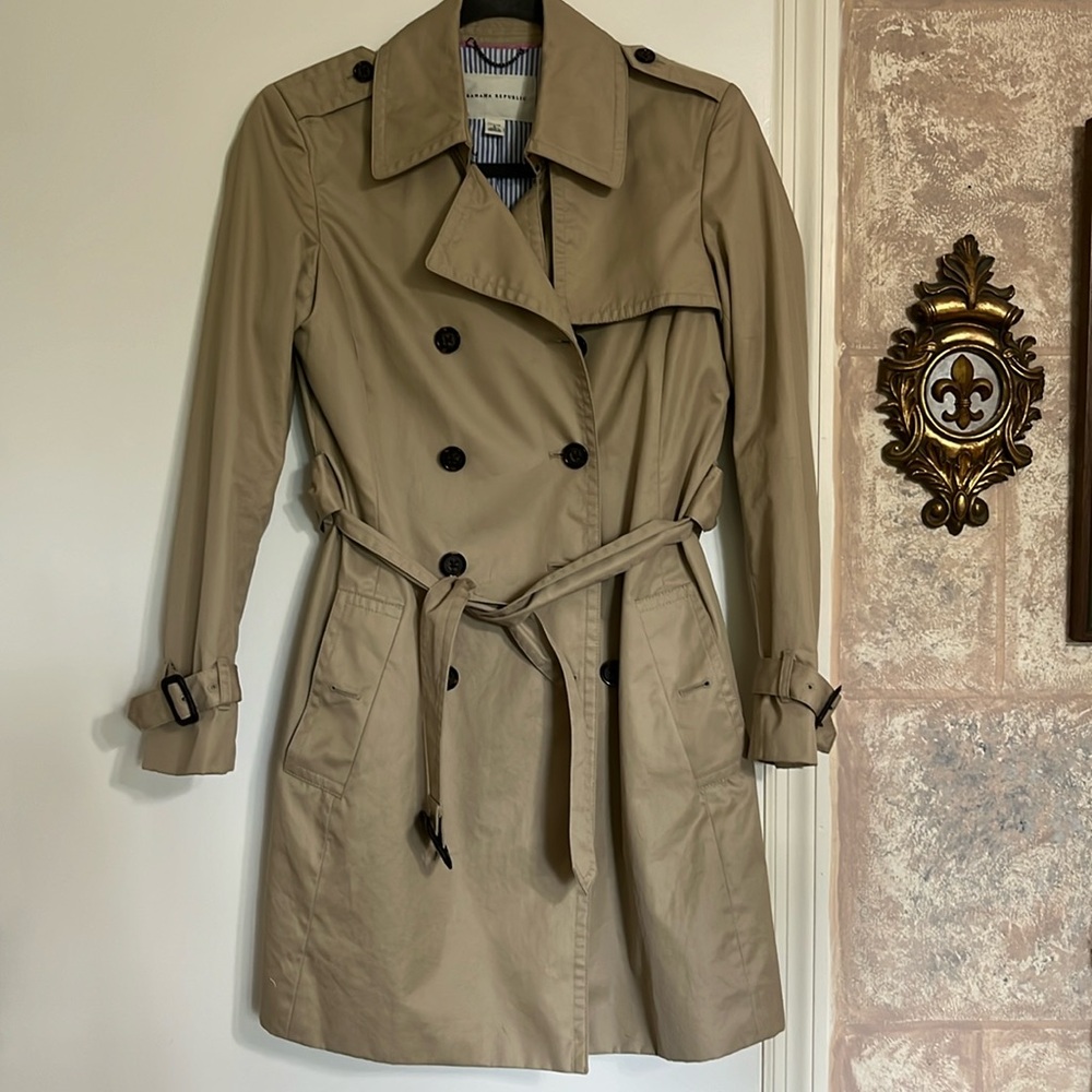 Banana Republic cotton trench